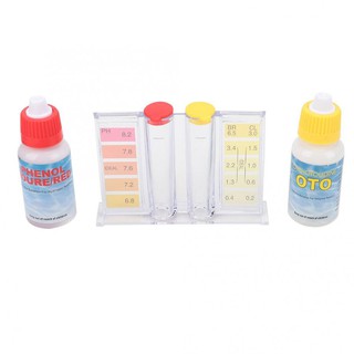 ชุดน้ำยาวัดค่า pH-Cl สระว่ายน้ำ Swimming pool pH Chlorine Test kit