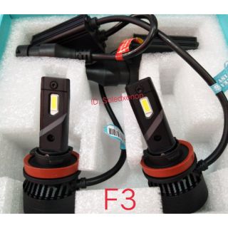 LED รุ่น F3 ไฟหน้ารถยนต์ ขั้วH11 45w สว่างโคตร ไม่ฟุ้งไม่แยงตา ประกัน1ปีเต็ม