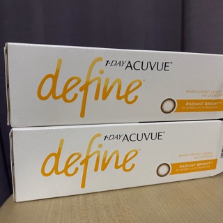 Acuvue 1 day define สี radiant bright