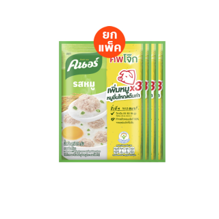 [ขายดี] Knorr คนอร์ คัพโจ๊ก ชนิดซอง รสหมู 35 กรัม [x4]-Knorr คนอร์ คัพโจ๊ก ชนิดซอง รสหมู 35 กรัม [x4]