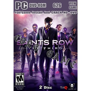 saints row the third แผ่นเกมส์ แฟลชไดร์ฟ เกมส์คอมพิวเตอร์  PC โน๊ตบุ๊ค