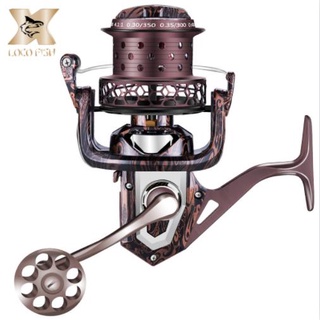 LOCO FISH Sports Fishing Reel รอกตกปลาหมุนได้-HA Series Champagne อัตราส่วน: 4.1:1