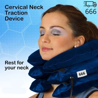 เครื่องล็อคคอ ที่ดึงคอยืดกระดุกคอ Neck Massage เพื่อบำบัดอาการปวดต้นคอ ยืดกระดูกคอ หมอนดึงคอ A88
