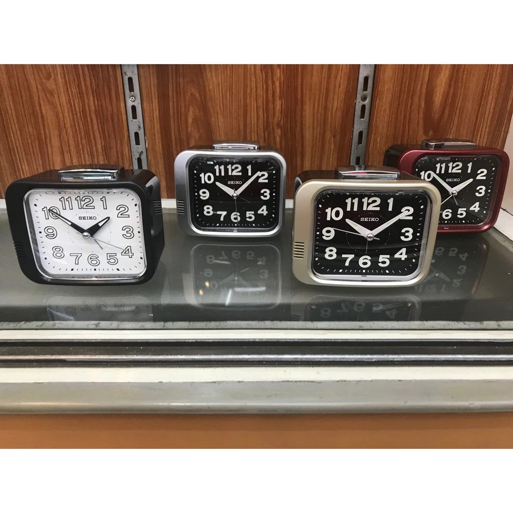 นาฬิกาปลุก ไซโก้ (Seiko) Dipoa เสียงกระดิ่งดัง พรายน้ำ เดินเรียบ รุ่น QHK028 QHK023 QHK060 Snooze (มีคลิปสาธิตเสียง)