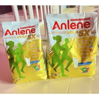 Anlene Gold 5X นมแอนลีนสำหรับผู้ใหญ่อายุ 45+ Anlene Actifit 3X แอนลีนสำหรับผู้ใหญ่ทุกวัย นมผงanlene แอนลีนกระป๋องฮาลาล