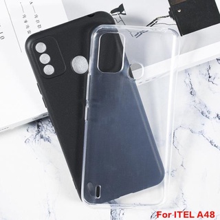 เคสซิลิโคน TPU แบบนิ่ม สําหรับ ITEL A48