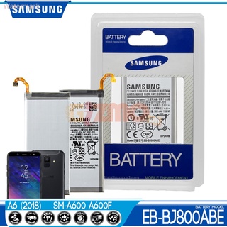 แบตเตอรี่ Samsung Galaxy A6 2018 (SM-A600FN) EB-BJ800ABE, 3000mAh,