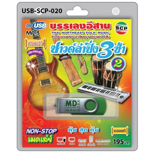 niidz (020)USB flashdrive บรรเลงอีสาน ซาวด์ลำซิ่ง3ช่า ชุด2 ต้นตำรับประกอบรำ งานแห่ประจำปี ประเพณีทั่วไป