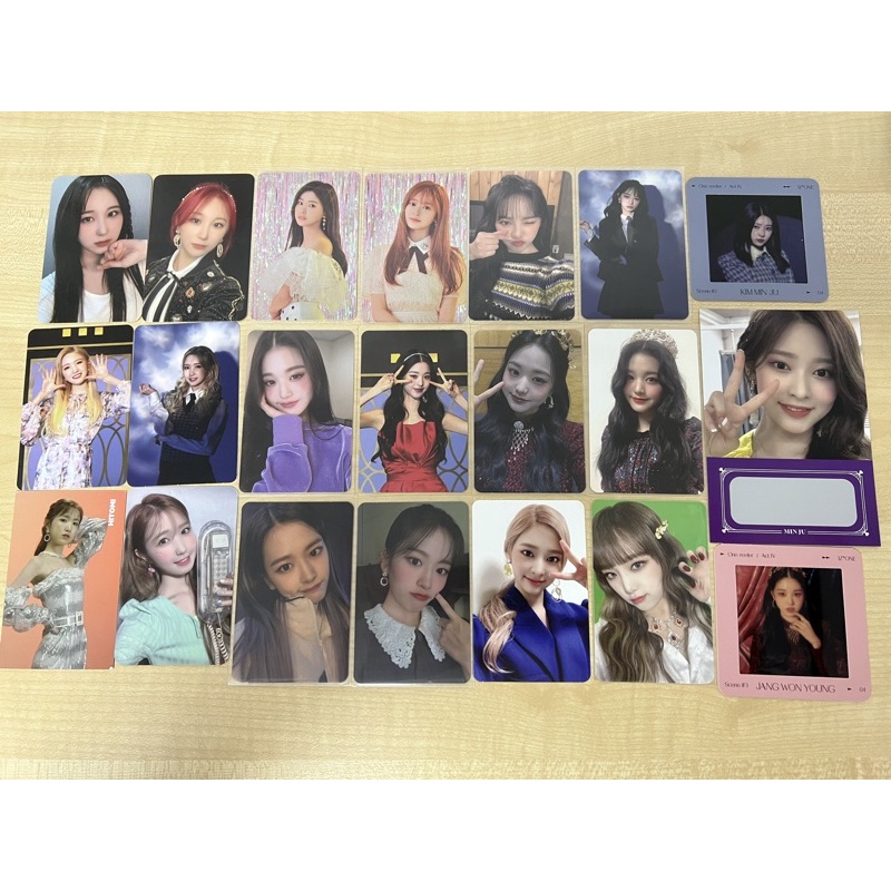 I*ZONE IZONE Le sserafim Sakura Chawon Wonyoung Yujin IVE Photocard อย่างเป็นทางการ