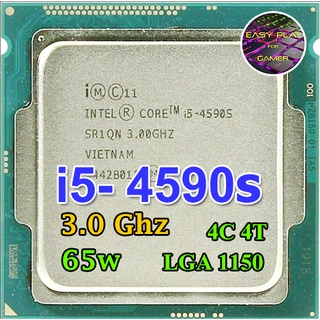 ⚡️CPU Intel Core i5-4590S 3.0GHz Turbo 3.7GHz 4คอ4เทรด 6M 65W LGA 1150 ฟรีซิลิโคน1ซอง i5 4590 S