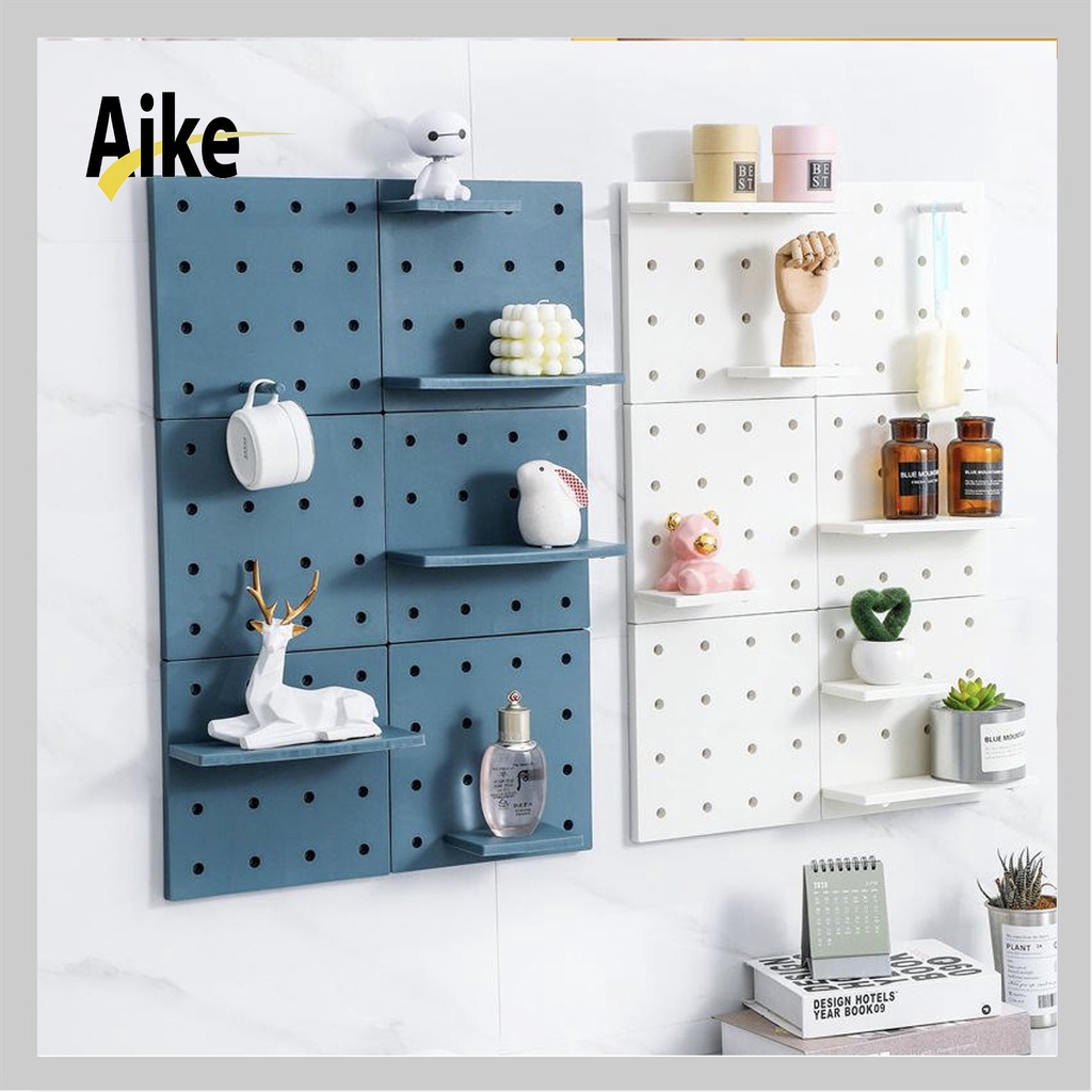 ชั้นวางของติดผนัง Rak Dinding Wall Decorative Rack Hole Rack Organizer Storage Rack Wall Rack ชั้นวา