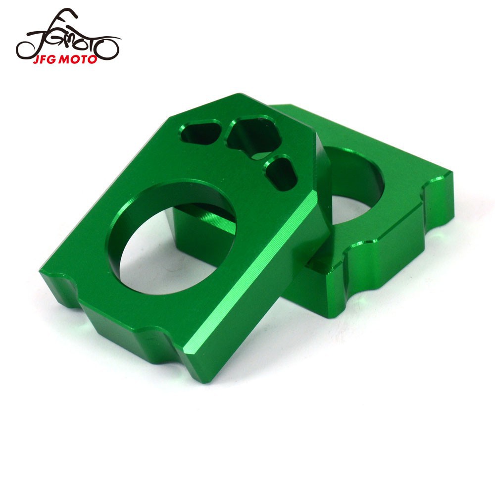 ตัวปรับโซ่บล็อกเพลา CNC สำหรับรถ KX125/250 ปี2003-2008 KX250F 2004-2016 KX450F 2006-2016 KLX450R 2008-2015 อะไหล่รถแข่งมอเตอร์ครอส ราคา ถูกที่สุด ดีลบีเคเค แกลเลอรีภาพที่ 6