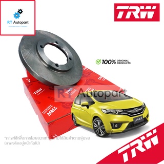 TRW (1แผ่น) จานดิสเบรกหน้า Honda Jazz GK City RM6 GM6 ปี13-19 City 1.0 Turbo / จานดิสเบรค จานเบรก แจ็ส ซิตี้ / DF8119