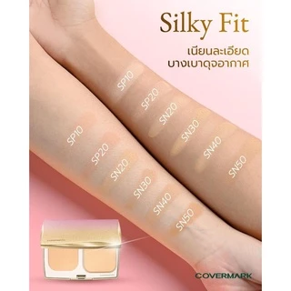 ❤️ไม่แท้คืนเงิน❤️ Covermark Silky Fit แป้งผสมรองพื้นเนื้อเนียนละเอียด เบาสบายดุจอากาศ