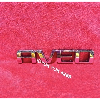 โลโก้ติดท้ายรถยนต์รุ่น Chevrolet Aveoคำว่าAveoราคาต่อชิ้น