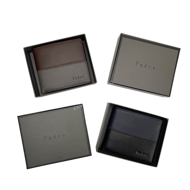 PEDRO MENS WALLET หนังแท้