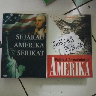 หนังสือประวัติศาสตร์ หนังสือการเมืองและภาครัฐอเมริกัน 2 เล่ม [ของแท้]