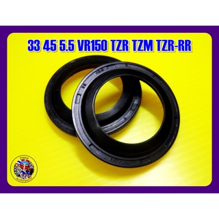 ซีลกันฝุ่นโช๊คหน้า 33 45 5.5 สำหรับ VR150 TZR TZM TZR-RR  Dust seal Set