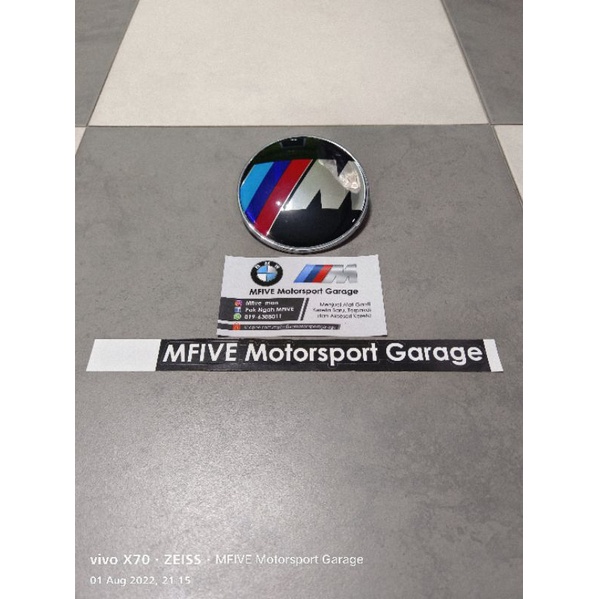 Bmw ///Msport สัญลักษณ์ท้ายรถ 74mm