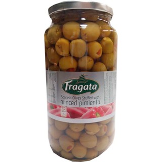 Fragata Pimento Stuffed Manza Olive 595g  ฟรากาต้าพิเมนโตมันซ่ามะกอกยัดไส้ 595 กรัม