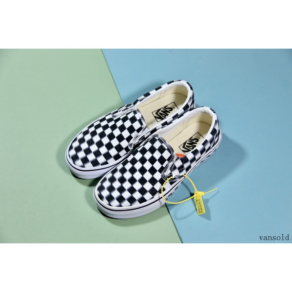 fuzzy checkered vans