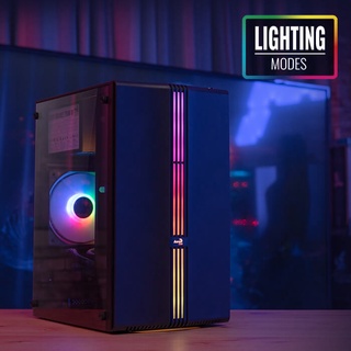 🌈Aerocool Evo Mini คอมพิวเตอร์เคส RGB แก้วเทมเปอร์🌈 Micro-ATX/Mini-ITX 🚀 💥