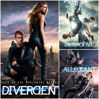 [DVD HD] ไดเวอร์เจนท์ คนแยกโลก ครบ 3 ภาค-3 แผ่น Divergent 3-Movie Collection #หนังฝรั่ง #แพ็คสุดค้ม - แอคชั่น ไซไฟ