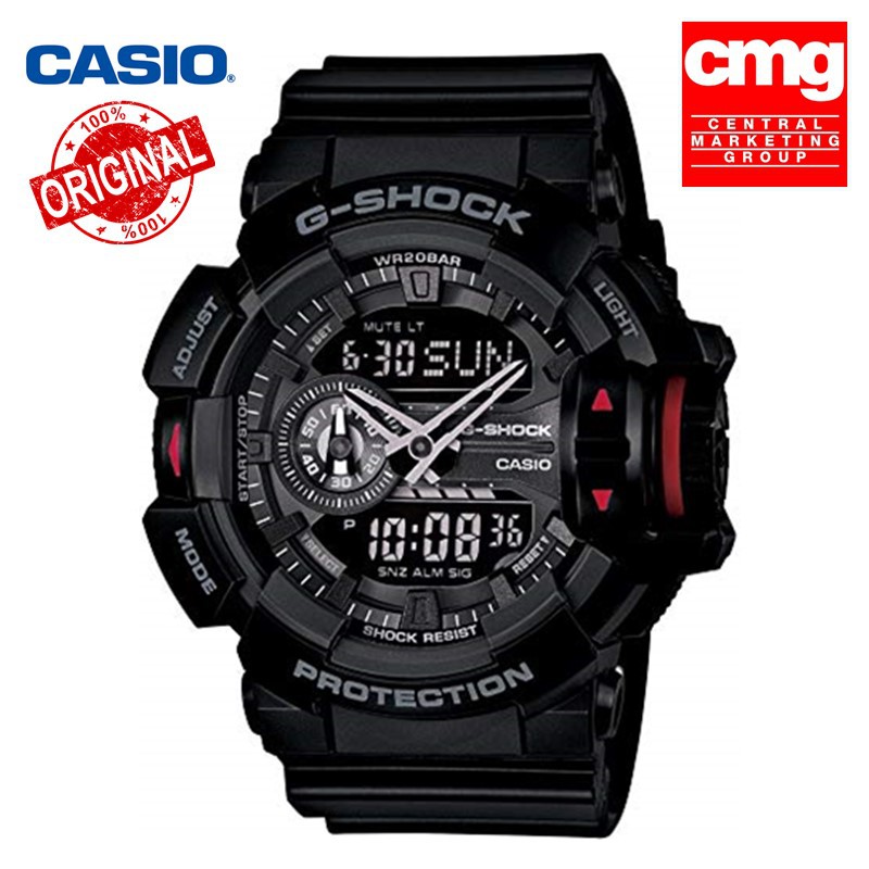 Casio G-Shock รุ่น GA-400-1B Limited Color - Black ของแท้100% รับประกัน Cmg 1ปี