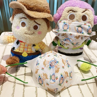 หน้ากากปิดปาก ลายการ์ตูนเป็ด 3d 3d คละสี แฟชั่น สําหรับเด็ก 10 ชิ้น ต่อแพ็ก