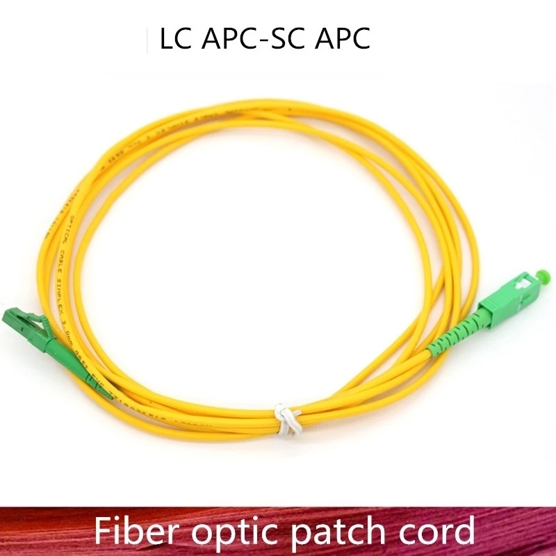 Lc/apc สายเคเบิลไฟเบอร์ออปติก LC-SC1M 3M 5M 10M โหมดเดียว 2.0 มม. 3.0 มม.