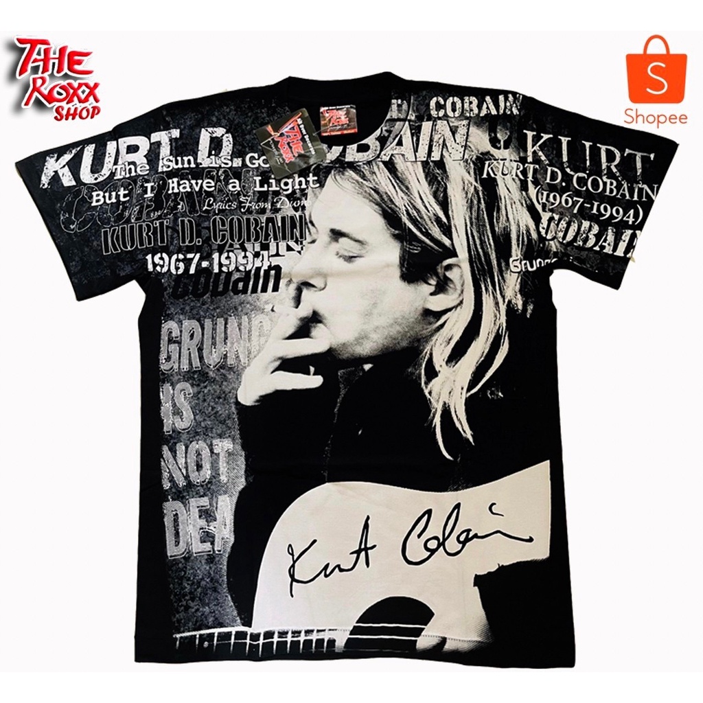 เสื้อวง Kurt Cobain OVP สกรีนดิสชาร์ด MSD.14 เสื้อลายเต็มตัว ไม่ร้อน รีบทับได้