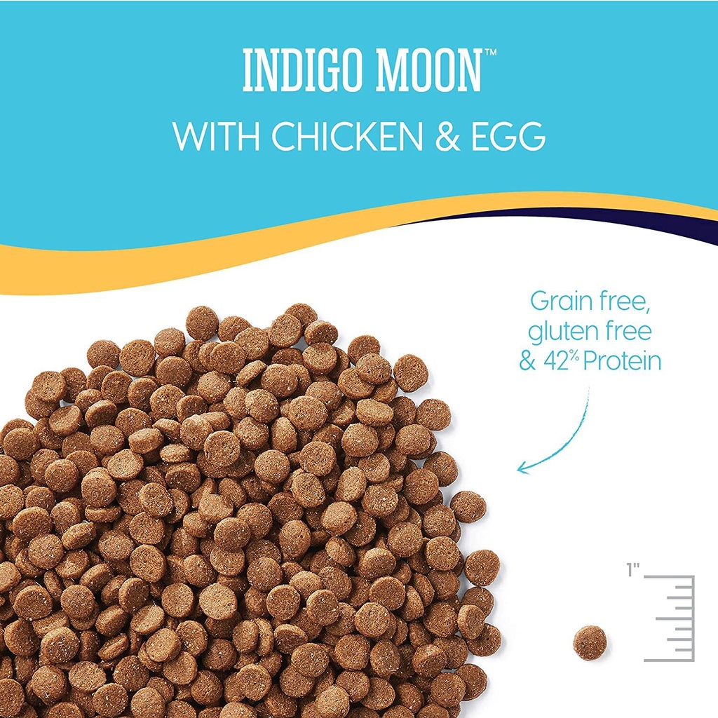 Solid Gold อาหารแมว เกรดโฮลิสติก สูตร Indigo Moon รสไก่และไข่ (Chicken &amp; Egg) โปรตีนสูง ตัวแน่น ขนสวย เงา ลดขนร่วง กินได