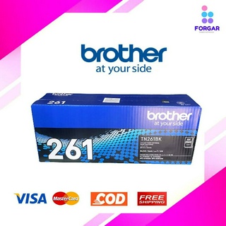 Brother TN-261 BK Black ตลับหมึกโทนเนอร์ สีดำ ของแท้