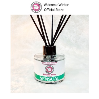 WelcomeWinter ก้านไม้หอมปรับอากาศกลิ่นน้ำมันหอมระเหย Essential Oil Sensual REED DIFFUSER 110 ml