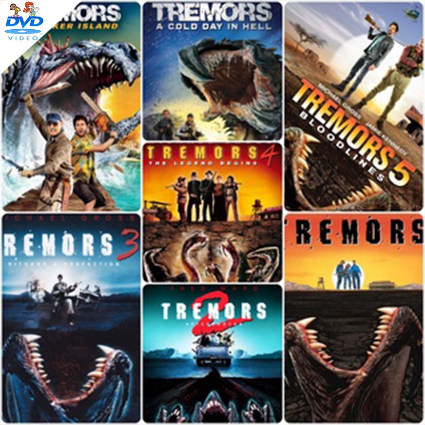 ฑูตนรกล้านปี  Tremors Movie Collection  dvd หนังราคาถูก แอคชั่น พากย์ไทย/อังกฤษ/มีซับไทย มีเก็บปลายท