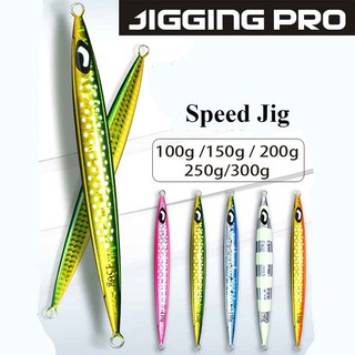 Jiggingpro เหยื่อตกปลา แนวตั้ง เรืองแสงในที่มืด 100 กรัม 150 กรัม 200 กรัม 250 กรัม 300 กรัม