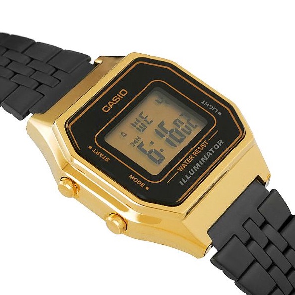 Casio Women's Watches LA680WEGB-1ADF Gold &amp; Black