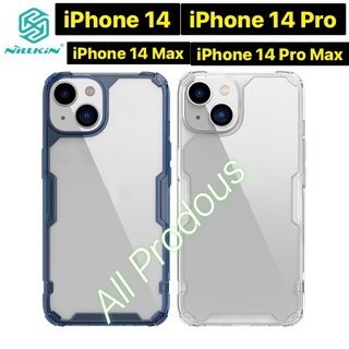 NILLKIN เคสกันกระแทก ขอบ TPU หลังใสอะคริลิค รุ่น TPU Pro iPhone 14 / iPhone 14 Pro / iPhone 14 Max / iPhone 14 Pro Max