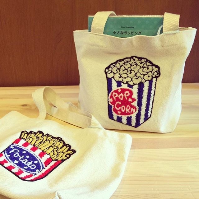 Paquet du Cadeau POPCORN & POTATO mini tote bag