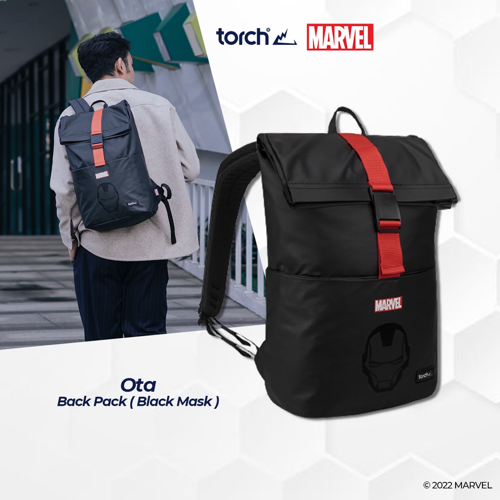 MARVEL Iron Man 1 Black Mask TORCH Ota DP 19 + 2 L BLACK