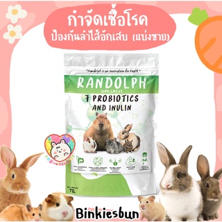 🐰 RANDOLPH สูตรโปรไบโอติกส์ 7 ชนิด ช่วยในการย่อยและดูดซึมอาหาร กำจัดเชื้อโรคป้องกันลำไส้อักเสบ ( แบ่งขาย 6 เม็ด ) 🐹