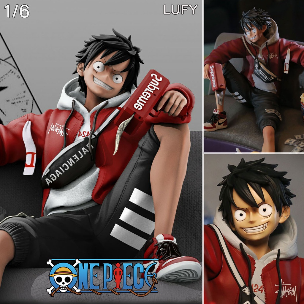 IZ Studio One Piece วันพีซ เต็มพิกัดสลัดจอมลุย วันพีช Monkey D Luffy มังกี้ ดี ลูฟี่ 1/6 Street Wear