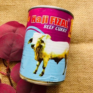 เนื้อกระป๋อง เนื้อวัวกระป๋องพม่ารสแกงกะหรี่ Haji FIZAL BEEF CURRY