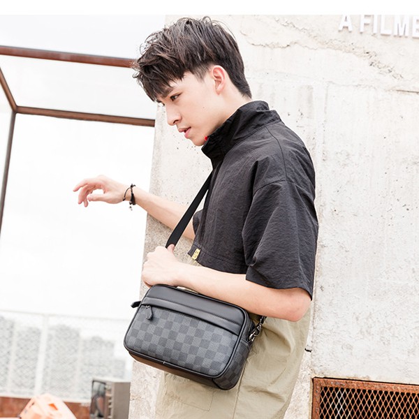 กระเป๋าสะพายข้าง หล่อเท่ห์ Handsome Crossbody bag ผู้ชาย กระเป๋าสะพายพาดลำตัว รุ่น W5191