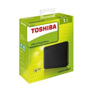 TOSHIBA เอ็กซ์เทอนอล ฮาร์ดไดรฟ์ (1TB, สีดำ) รุ่น TSB-HDTP210AK3AA