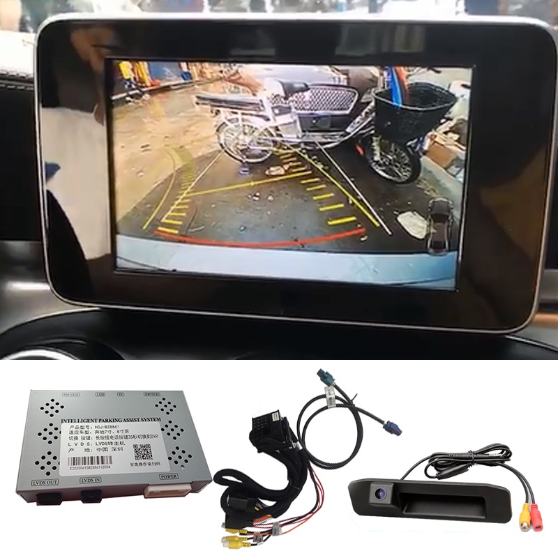 Reverse Camera Interface Front view Connect Original Screen For Mercedes Benz C CLA GLA GLE GLC X253