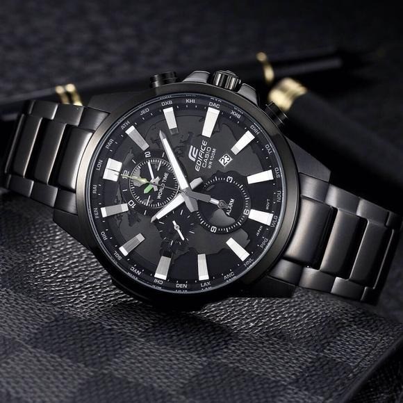 นาฬิกา Casio สินค้าขายดี นาฬิกาข้อมือผู้ชาย สายสแตนเลส รุ่น EFR-303BK-1A ของแท้ รับประกัน 1 ปี(สินค้าใหม่ล่าสุด)