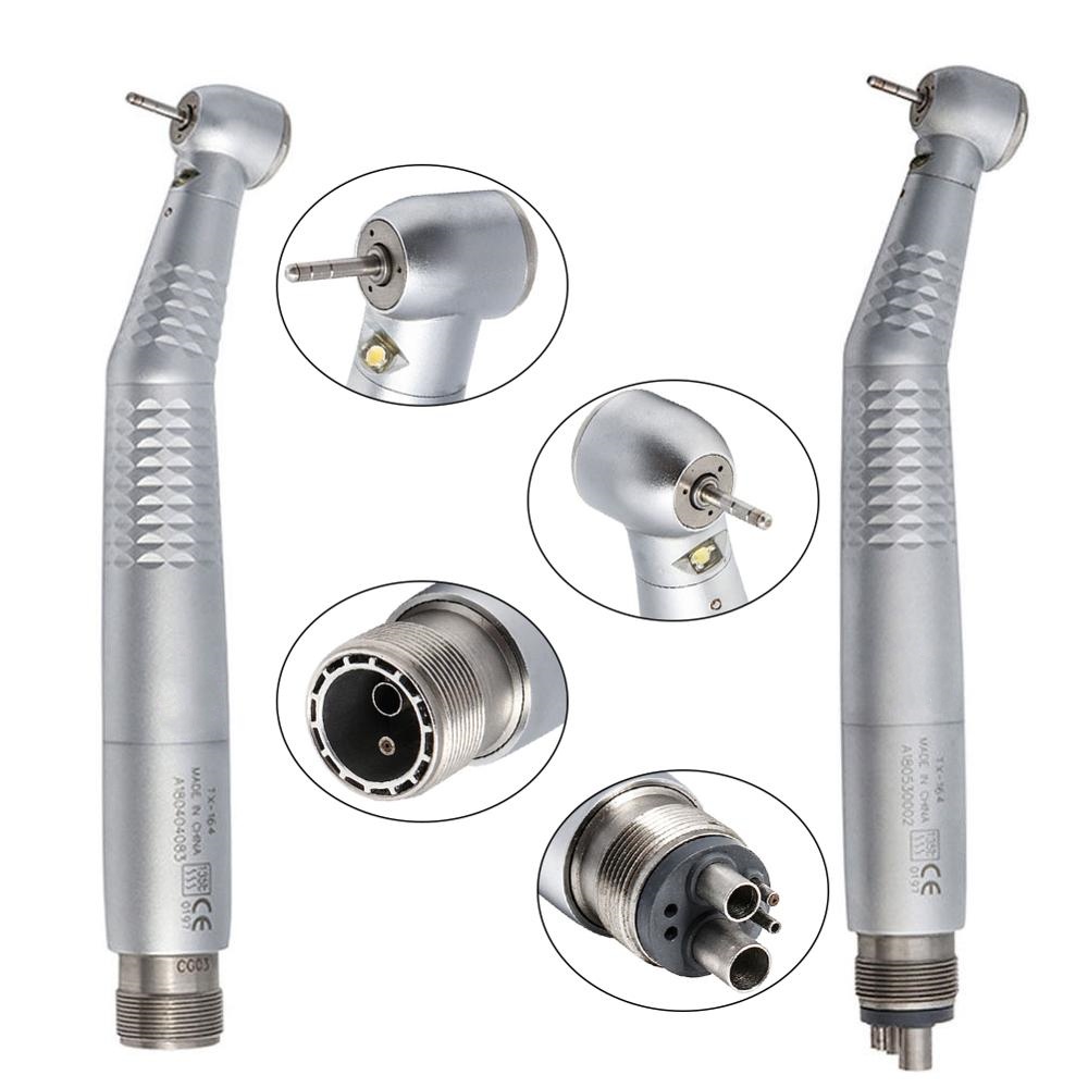 Dental LED Handpiece ความเร็วสูง Self-powered Air Dental Handpiece 2 หลุม/4 หลุม