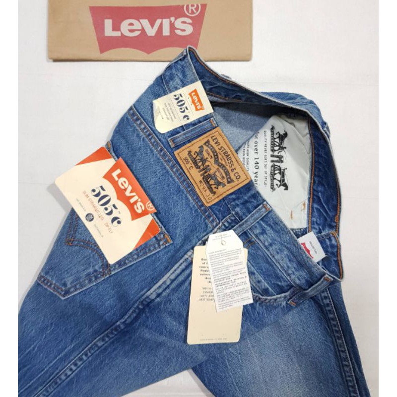 Levi's® Men 505C Jeans Orange Tab - Kingdom มือหนึ่ง - jeans_dee - ThaiPick