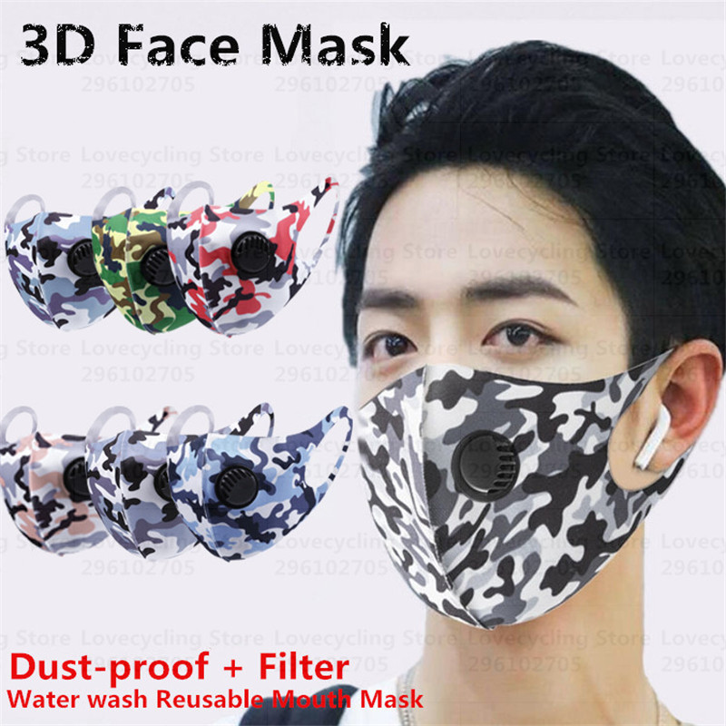 『ready Stock』dust Mask Activated Carbon Filter Anti Pollution Cycling Sport Bicycle Mtb Face